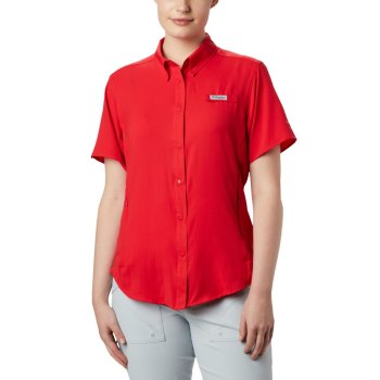 Dámské Košile Columbia PFG Tamiami II Short Sleeve Červené KBJNXR894